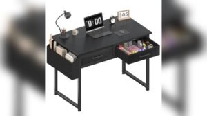 DLisiting Small Desk with Fabric Drawers Review: Ideal for Small Spaces