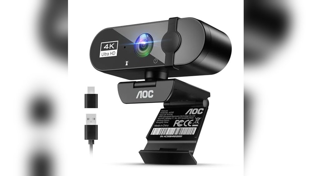 aoc-4k-webcam-review-clear-video-noise-cancellation-features